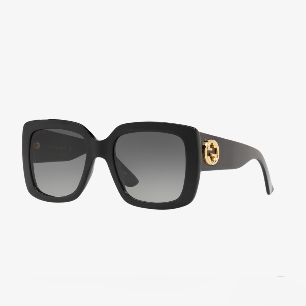 Gucci Square Frame Sunglasses Black